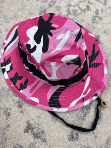 Camo Pink camo bucket fishing hat 7