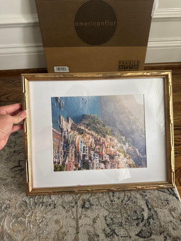 American flat 2 brand new picture frames, one still in box. Display8x10 picture Decor