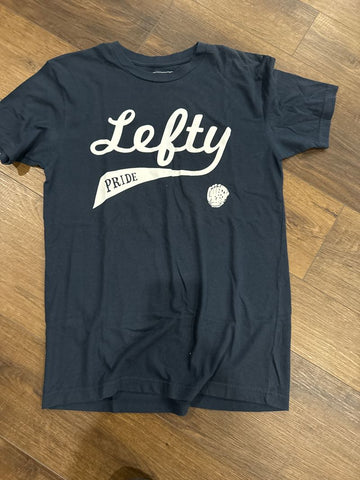 Baseballism Lefty Pride baseball t shirt navy blue Men's - M
