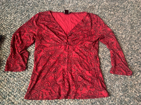 Harolds V-neck long sleeved shirt Women's - M