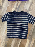 T-shirt Navy blue with white stripes 8