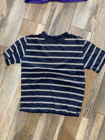 T-shirt Navy blue with white stripes 8