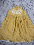 Tahari Yellow white embroidered dress 3T/3