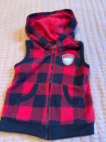 Just one you Little hugger fleece vest 12 Months