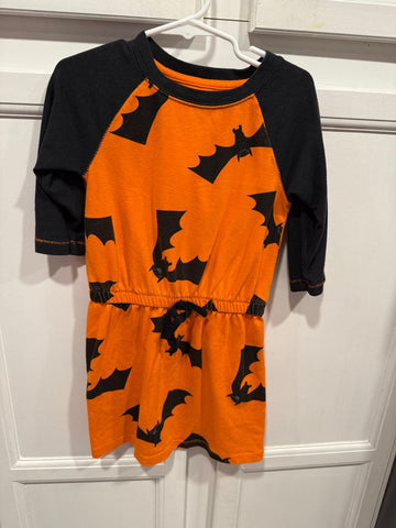 Cat&Jack Orange bat dress size 4/5 4T/4