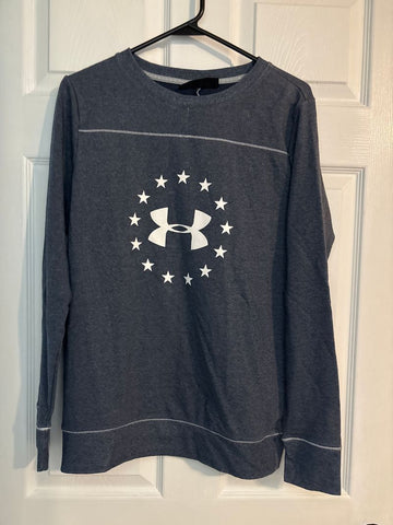 Under Armour Gray blue stars sweatshirt Women's - M