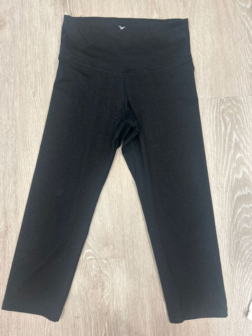Old navy Black crop leggings, subtle design Women's - M