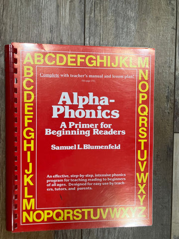 Alpha Phonics book like NEW condition, no markings Curriculum