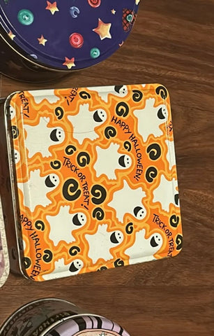Halloween Tin small Halloween Tin Holiday