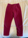 365 kids Fleece lined maroon pants 6T/6X