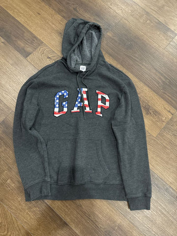 Gap Gray USA hoodie Men's - M