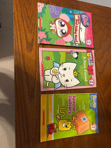 Scholastic Reader Two level 2 and one Level 1 books Early Reader