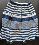 Soprano sz M Navy & White Stripe Skirt 10