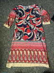 Julian Taylor Knee Length, 3/4 length sleeved dress Women's 6