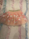 Sparkle Sisters Size 2/3 Cute pink tulle skirt with sequins bunnies 2T