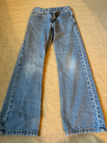 Faded Glory Straight leg Jeans, adjustible waist 10