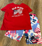 Nike, old navy SS shirt 1shorts 6T/6X