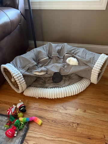 Cat play tunnel with bed  Pet