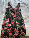 Maurice Black floral sleeveless dress Women's - L