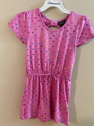 Picapino Girls 5 pink romper. Like new 5T/5