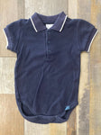 Children's Place - Onesie Navy blue w/3 buttons & collar 3-6 Months