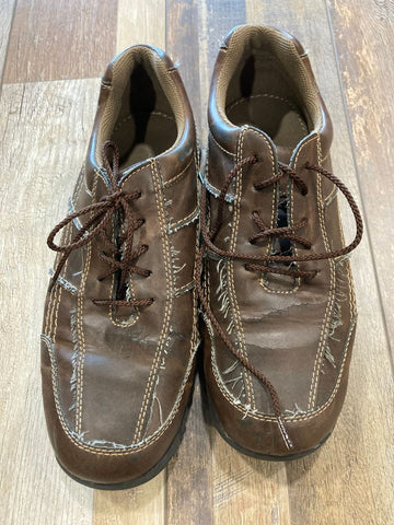 Madison Avenue Brown dress shoes-size 7 7 (Big Kid)