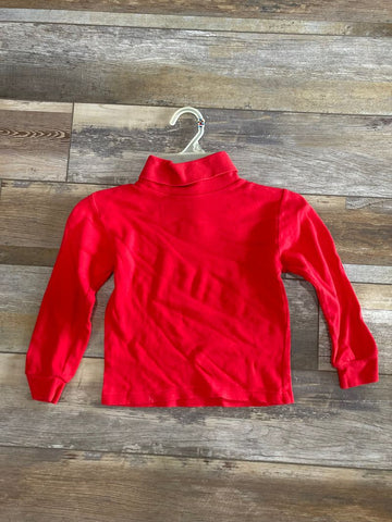 Falls Creek - red turtleneck long sleeve shirt 5T/5
