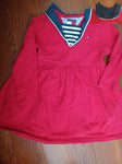 Tommy Hilfiger Red Blue Sailor Dress - slight fade from wash 3T/3