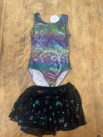 Leotard with skirt New with tags 6T/6X