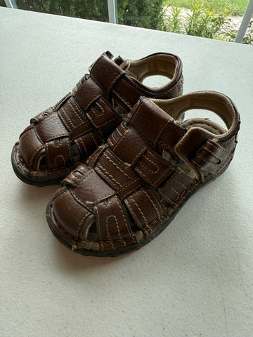 Uk Boys brown sandals 11 (Lil' Kid)