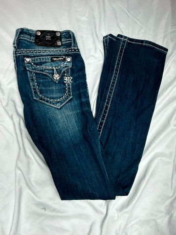 Miss me EUC jeans with design on pocket 14