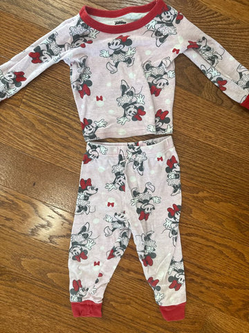Disney Minnie Mouse play from wash wear ONLY 2T