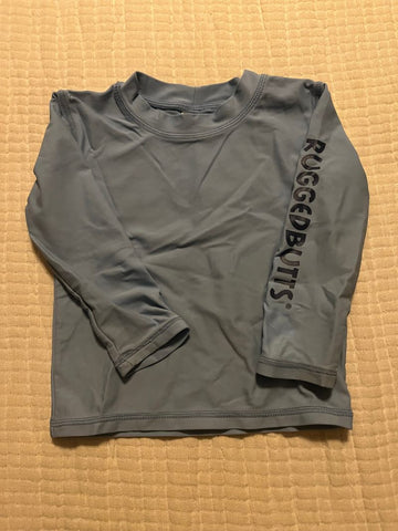 Rugged Butts Light Blue Rash Guard 12-18M 12 Months
