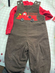Bailey Boys Reversible Longall Reindeer on Other Side 18 Months