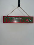Hobby Lobby wood hanging Christmas sign Holiday