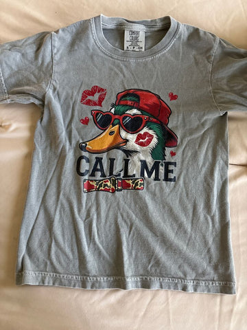 Comfort colors Call me duck T 6T/6X