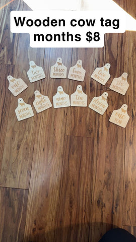 Cow month tags 1 month-1 year Miscellaneous