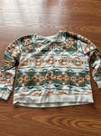 Wrangler Aztec print, somewhat cropped fits smaller than a true XL- Women's XL 16