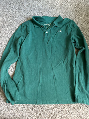 Crew Cuts Green long sleeve polo 10