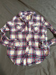 Abercrombie kids Size small flannel shirt 6T/6X