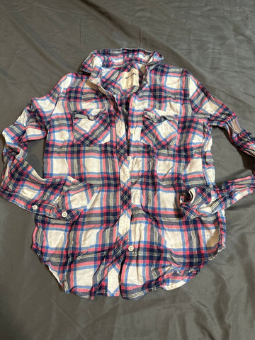 Abercrombie kids Size small flannel shirt 6T/6X