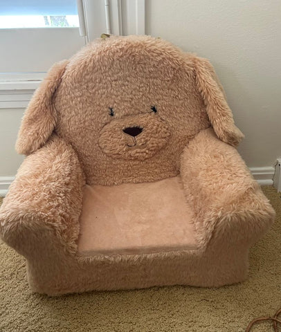 Dog Shaped Chair Plush infant chair, pet friendly home Miscellaneous