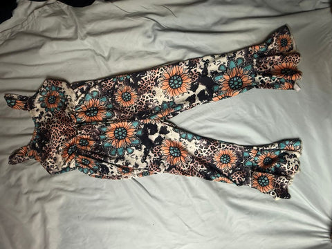 SHEIN Western style bell bottom 2/3T pantsuit NWOT 2T