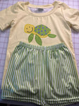Unknown Turtle Short Outfit 2T