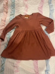 Millie Jay Brown dress-has some water spots 4T/4