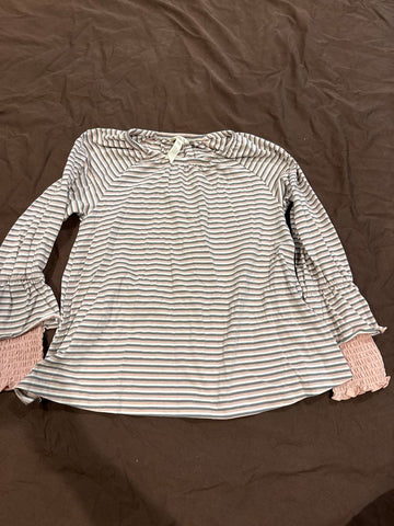 Matilda jane Grey and pink stripe 10