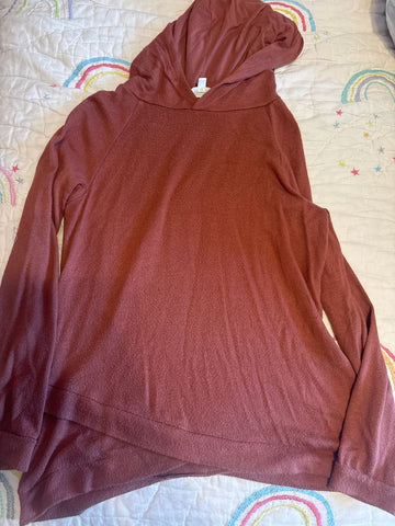 Orange knit pullover  12