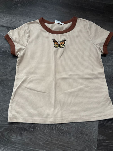 Beauties Tan butterfly t 14