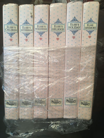 Elsie Dinsmore series Books #1 thru #6, hardback good condition Youth Chapter Book
