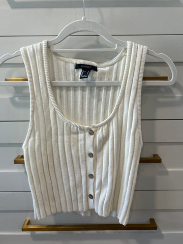 Forever21 Sweater crop tank EUC Junior Large 9-11